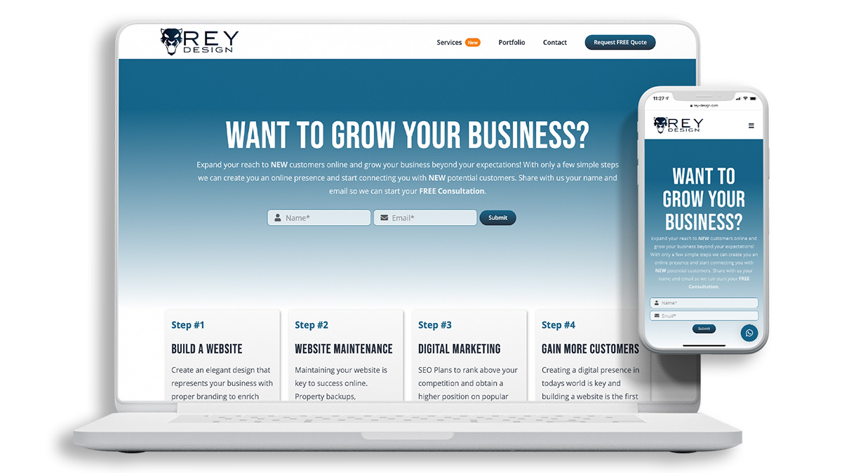 Expand Your Business Online - REY Design