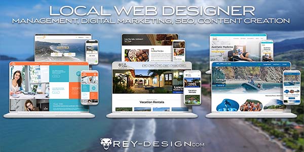 Local Website Designer, REY Design